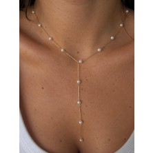 Sirius Jewelry 925 Gümüş | Incili Y Kolye