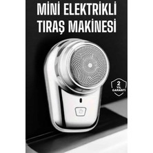 AyrStore Seyahat Tipi Tıraş Makinesi Taşınabilir Kablosuz Mini Paslanmaz Çelik