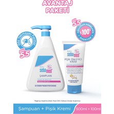 Sebamed Baby Ph 5.5 Avantaj Paketi (Bebek Şampuanı 500 ml & Pişik Önleyici Krem 100 Ml)