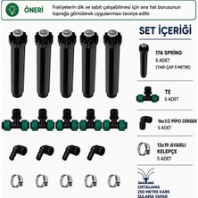 K-Rain  5 Metre Yarı Çaplı Sulama Seti