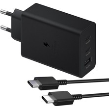 CoverZone 65W Hızlı Şarj Aleti Seti, 3 Portlu Usb-C Pd 3.0 ve Usb-A Hızlı Şarj Adaptörü, Telefon Tablet Laptop Kulaklık Uyumlu Süper Hızlı Şarj Cihazı, Ca-22