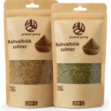 Promar Group Kahvaltılık Zahter Seti – Yeşil Zahter & Halep Kırmızı Zahter 2 x 200 G