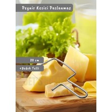 Jet's Home Peynir Dilimleyici Paslanmaz Peynir Kesici Çelik Peynir Bıçağı 20 cm Yedek Telli