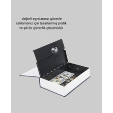 Hsc Bilişim Sözlük Görünümlü Gizli Kitap Kasa – Anahtarlı Metal Iç Kasa, Kompakt Boyut, Şık Güvenli Tasarım