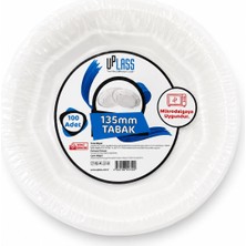 Uplass Mikrodalgaya Uygun Plastik Tabak 100 Adet – 13,5 cm / 17 cm / 19 cm / 21 cm (Varyantlı)