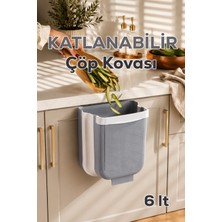Porsima L-00869-2 Asılabilir Dolap Içi Düzenleyici Organizer Katlanabilir Çöp Kovası