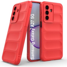 Coolacs Samsung Galaxy A27 Uyumlu Kılıf Esnek Tpu Oyuklu Arka Yüzey Tasarımlı Silikon Kapak