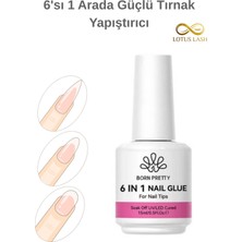 Ocean Born Pretty 6'sı 1 Arada Güçlü Protez Tırnak Yapıştırıcı Jeli 15 ml | Hızlı Kuruyan | Uzun Süre Kalıcı