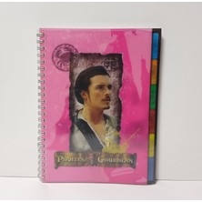 Gıpta Disney Karayip Korsanları Spiralli 5+1 Defter A4 150 Yaprak 6 Seperatörlü Plastik Kapak