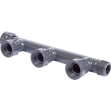 Rain Pvc 3 Lü Kollektör Manifold (32MM) 1 Inc