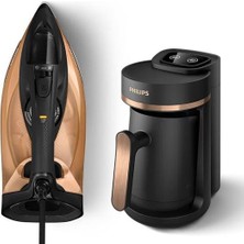 Philips DST7040/80 Azur Ütü ve HDA150/60 Türk Kahve Makinesi Set