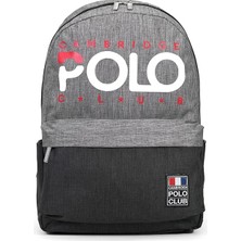 Polo Club Normcore Okul Sırt Çantası Gri Cpc3027.003