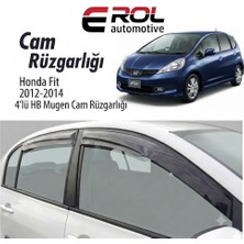 Erol Otomotiv Honda Fit (2012-2014) 4'lü Hb Mugen Cam Rüzgarlığı