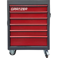 Grayzer ROCK271 6 Çekmeceli Dolu Takım Arabası 271 Parça (Takımlar Rockforce)