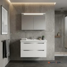 Kale Casilla 100 Cm Satin Gri Banyo Dolabı Takımı