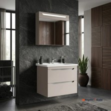 Kale Casilla 80 Cm Vizon Banyo Dolabı Takımı