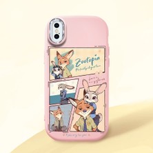 Ucuc iPhone Xs Max Uyumlu Darbe Emici Kamera Korumalı Pembe Silikon Kılıf