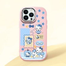Ucuc iPhone 14 Pro Max Uyumlu Darbe Emici Kamera Korumalı Pembe Silikon Kılıf
