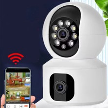 Eco Lounge Yosee Uygulama Çift Kameralı Wifi Bağlantılı Gece Görüşlü Ev Tipi Güvenlik Kamerası