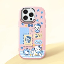 Ucuc iPhone 15 Pro Max Uyumlu Darbe Emici Kamera Korumalı Pembe Silikon Kılıf