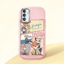 Ucuc Samsung Galaxy M13 4G/M23 Uyumlu Darbe Emici Kamera Korumalı Pembe Silikon Kılıf
