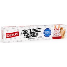 Koroplast Kedi Kumu Torbası 82X50 cm 7 Adet Extra Güçlü Sızdırmaz Kedi Tuvaleti Poşeti