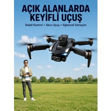 Eco Lounge Havadan Çekim Için Çift Kameralı Kompakt ve Kolay Taşınabilir Drone