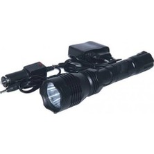Mestore Alüminyum Şarjlı Zoom'lu El Feneri F6055