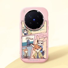 Ucuc Vivo X300 Pro Uyumlu Darbe Emici Kamera Korumalı Pembe Silikon Kılıf