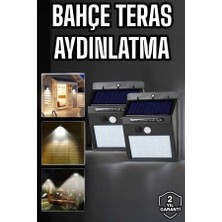 Mestore Solar Lamba Giriş, Bahçe Yol Avlu Hareket Sensörlü LED Parlak Gece Su Geçirmez