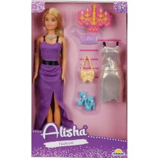 Eco Lounge 3393 Sun-Rst-Sıs Minik Alisha Yedek Kıyafetli Bebek Set 29 cm -