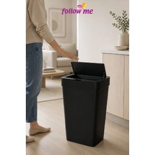 Follow Me Sensörlü Çöp Kovası 50LT Siyah