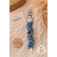 Drsn Ticaret Nunuco Atelier El Yapımı Emzik Askısı | %100 Pamuk Kumaş | Bpa Içermez Klips | Güvenli Emzik Tutucu