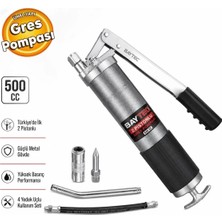 MK1312 2 Pistonlu Gres Pompa Tabancası Metal Gövdeli 500 cc Gres Tabancası