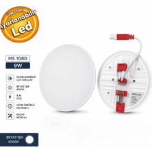 Helios HS1080 Opto 9 W Backlight Lux LED Panel Beyaz Işıklı LED Spot