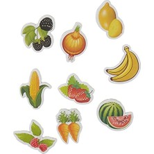 Bg Store Diytoy Manyetik Meyveler Sebzeler Magnet Seti
