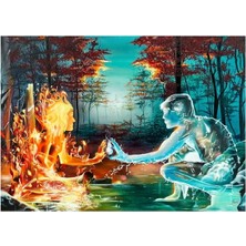 Bg Store 1000 Parça Puzzle - Fıre And Water (Ateş ve Su)