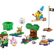 Bg Store Super Mario™ Interaktif Luigi™ ile Maceralar 71440-6 Yaş ve Üzeri Çocuklar Için Koleksiyonluk Yaratıcı Nintendo® Oyuncak Yapım Seti (210 Parça)