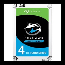 Seagate Skyhawk, ST4000VX015, 3.5", 4tb, 256MB, 5900RPM, Güvenlik, HDD