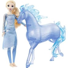 Bg Store Mattel  Karlar Ülkesi Elsa ve Güzel Atı Nokk  Karlar Ülkesi Oyuncakları, Elsa Bebek ve Su Nokk'u Figürü HLW58