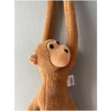 Bg Store Atakids Sarılan Peluş Maymun, 80 Cm, Kahverengi, Unisex