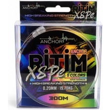 Fishack Ip Örgü Misina - 8 Kat - Anchor Ritim X8 - 300MT - Ebruli - 0.20MM