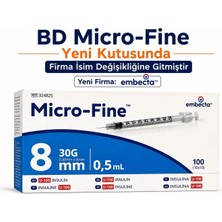 BD Micro-Fine 0,5 ml 30G×8 mm İnsülin Enjektörü