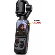 Rova INSTA360 Luna Ultra Uyumlu 3 Adet Şeffaf Ekran Koruyucu Nano Jelatin