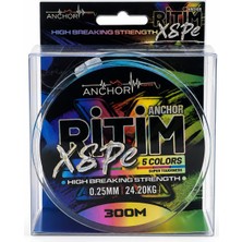 Fishack Ip Örgü Misina - 8 Kat - Anchor Ritim X8 - 300MT - Ebruli - 0.25MM