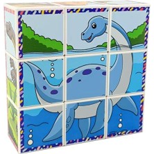 Bg Store Dinozorlar 3D Manyetik Puzzle Seri 2 - (9 Mıknatıslı Küp 6 Dinazor Yapboz)