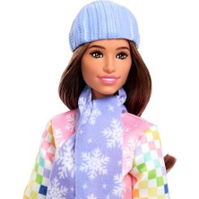 Bg Store Pembe Kayak Montu, Pantolonu, Botları ve Renk Değiştiren Snowboard Dahil 10'dan Fazla Aksesuarıyla  Kariyer Bebekleri Snowboard Sporcusu Bebek, JKF78