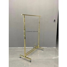 MD Vitrin Dekorasyon Orta Stand Gold Kaplama
