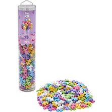 Bg Store Plus Plus Pastel Mix, 240 Parça, Tüp Inşa ve Yapı Seti Oyuncağı