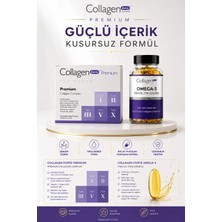 Collagen Forte Platinum Premium 5 Tip Kolajen Kompleksi 1500 mg 90 Tablet + Trigliserid Form Omega-3 Premium Fish Oil 1000 mg 90 Tablet | İkili Set